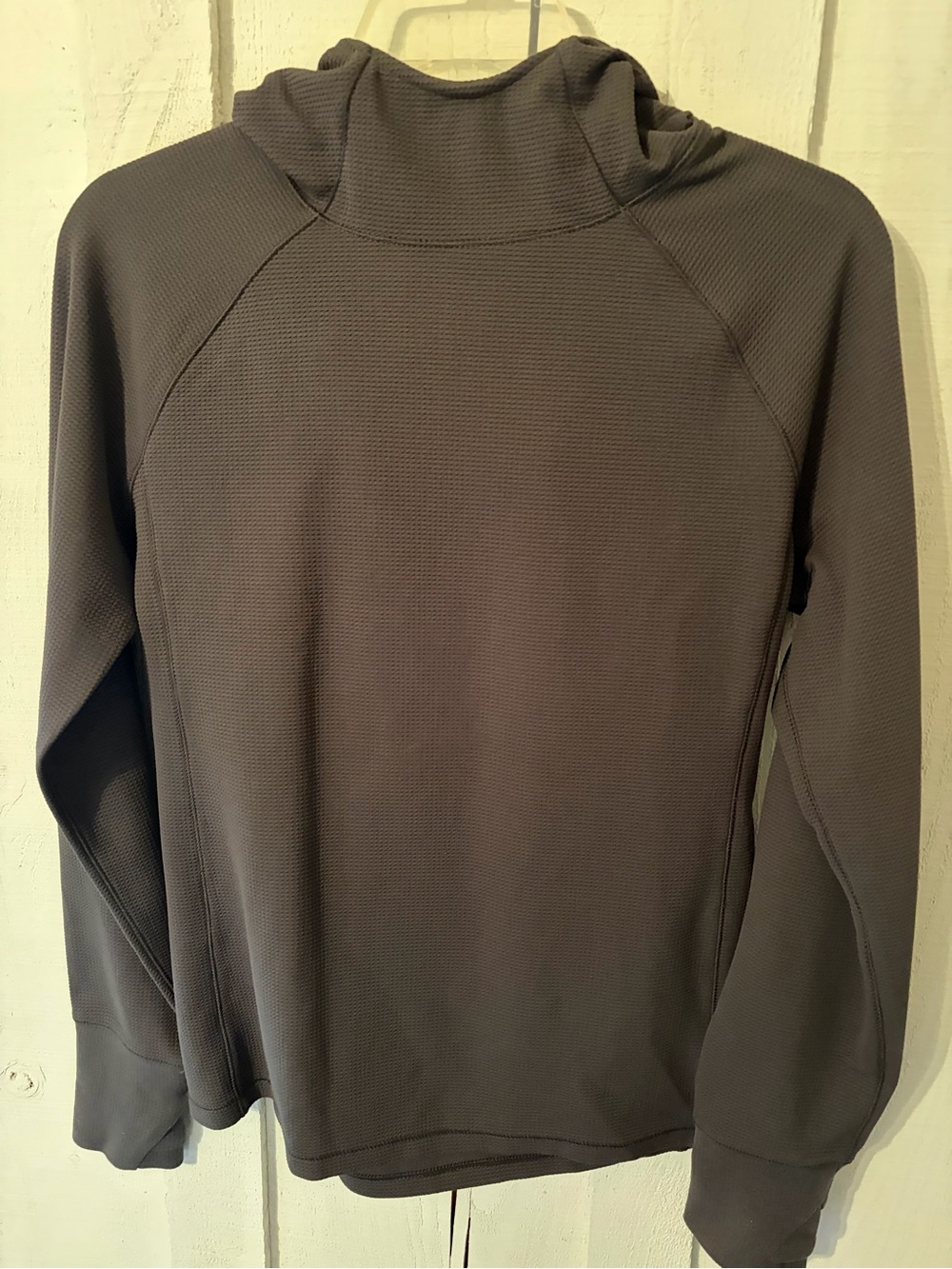 Eddie Bauer Gray Lightweight Hooded Pullover Sweatshirt
